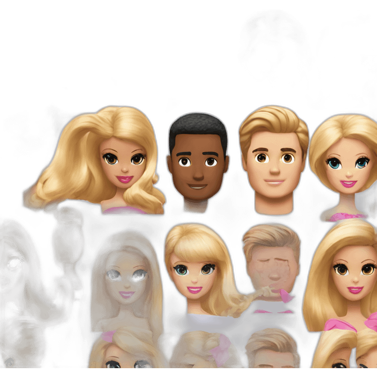 barbie and ken emoji