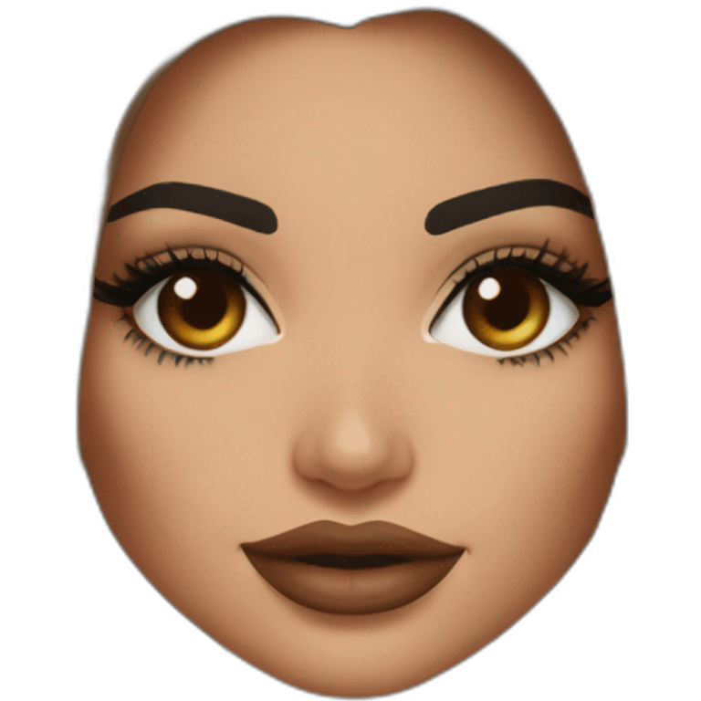 Kylie Jenner brown emoji