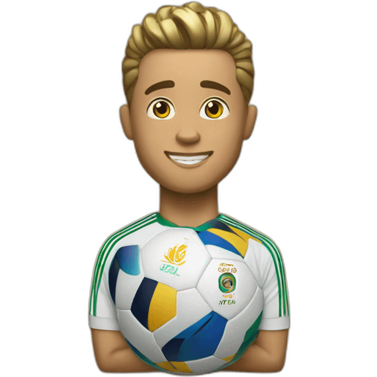 Ronaldo won a world cup and golden ball emoji