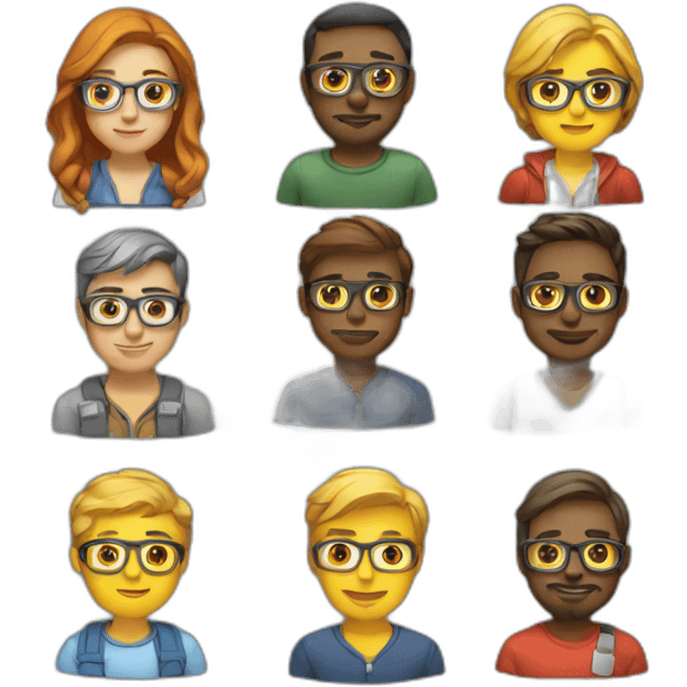 Team of software developers emoji