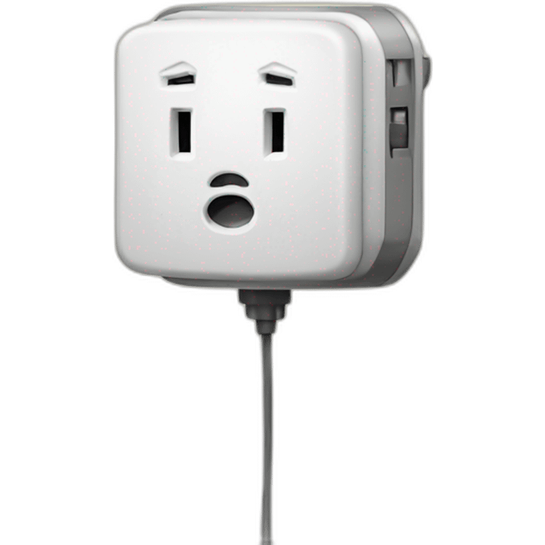 Electrical plug sleeping emoji