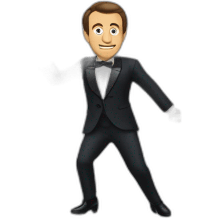 Macron qui danse la Macarena emoji