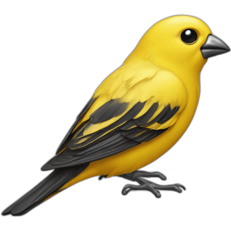 canary dead on its back with Xs for eyes emoji