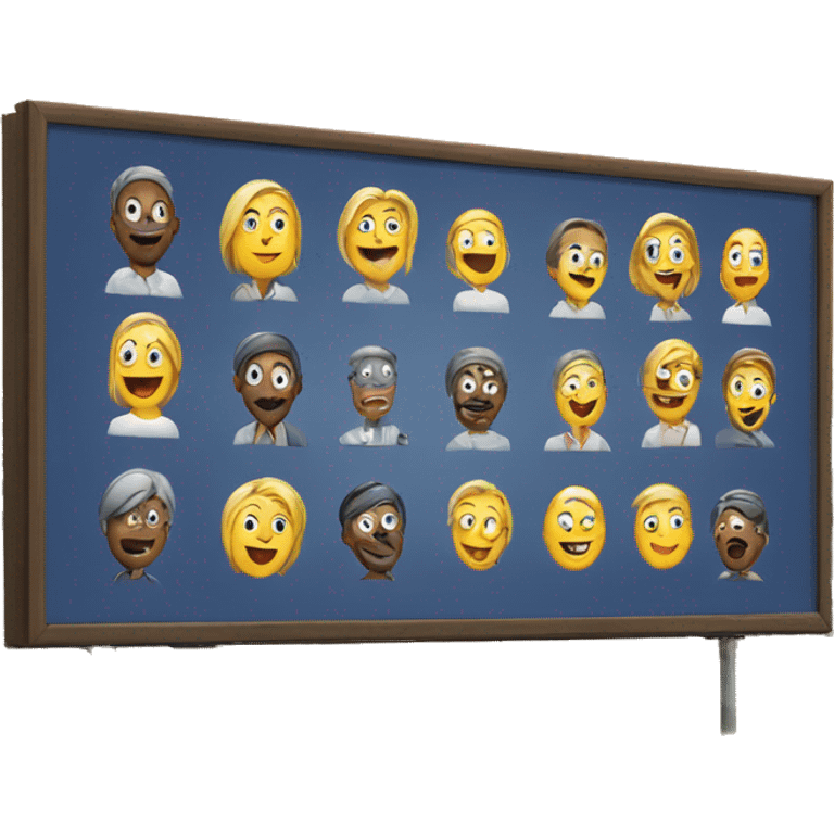 Class billboard  emoji