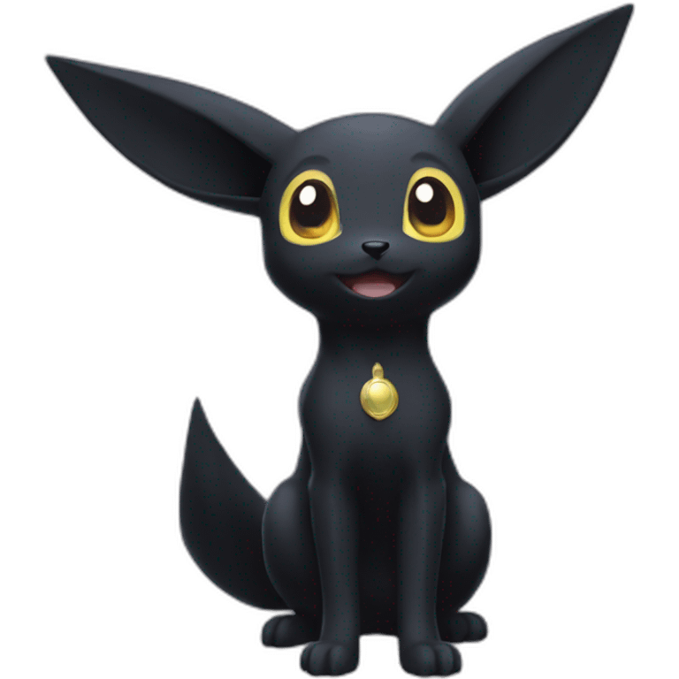 Umbreon Pokémon Standing Royally emoji