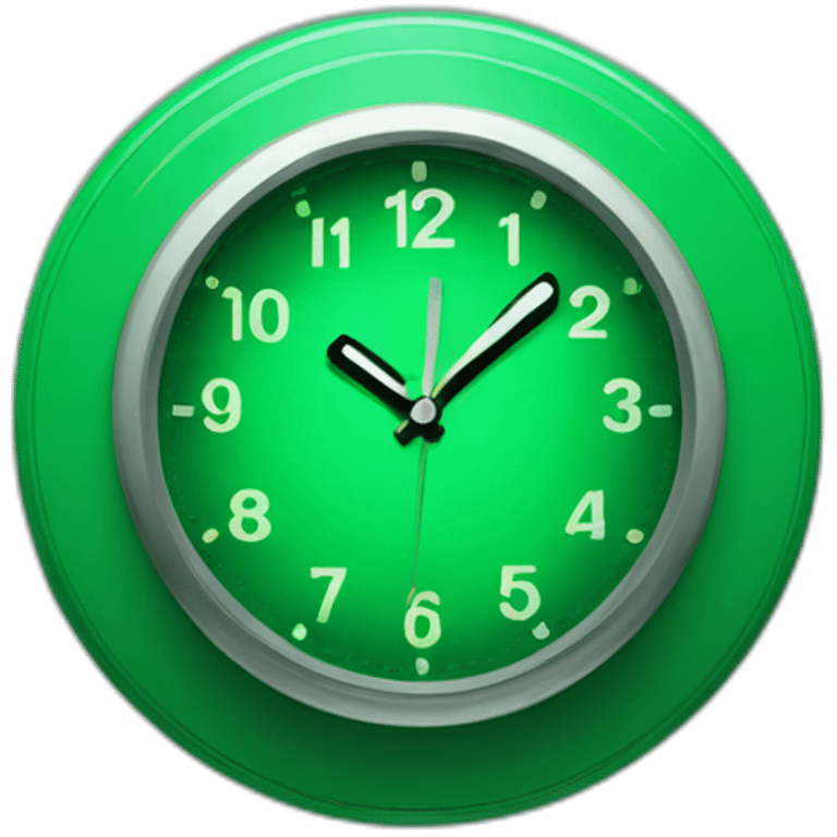 hackernoon green clock emoji