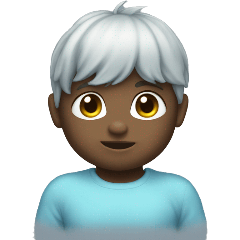 Baby blue apple max emoji