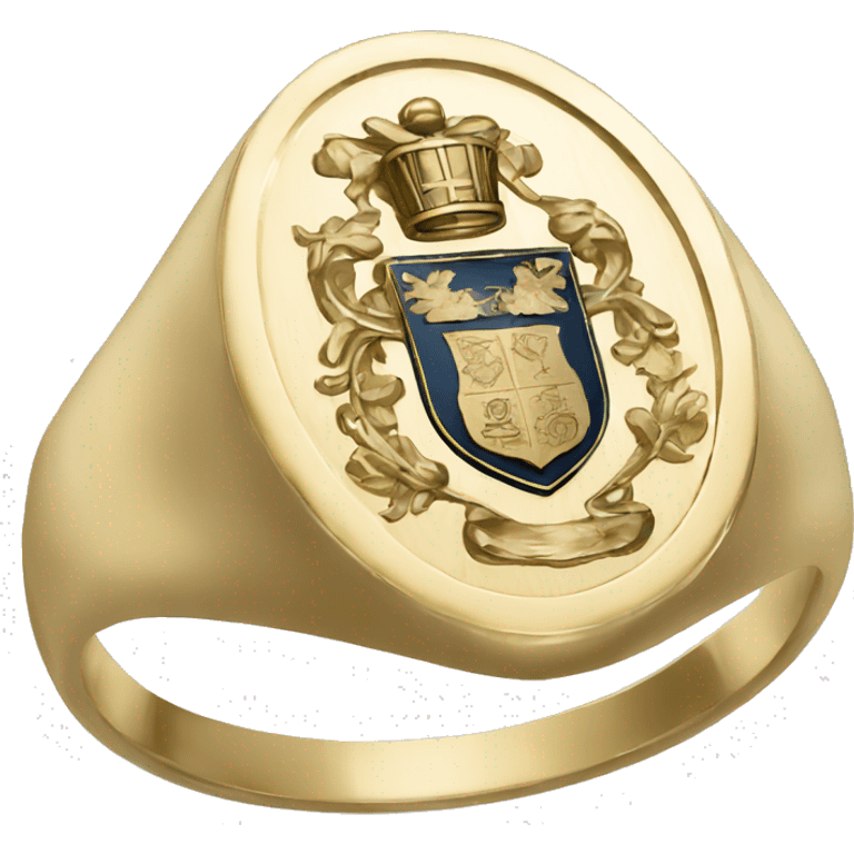 signet ring with family crest emoji