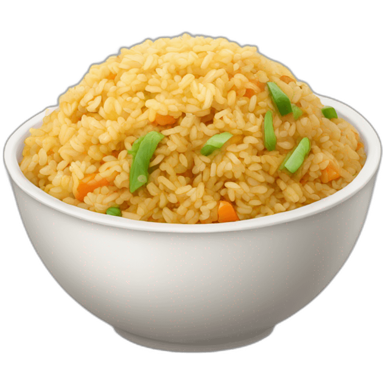 fried rice, side view emoji