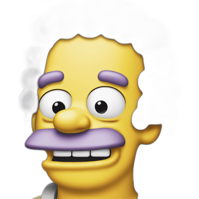 Homer Simpson smiling emoji