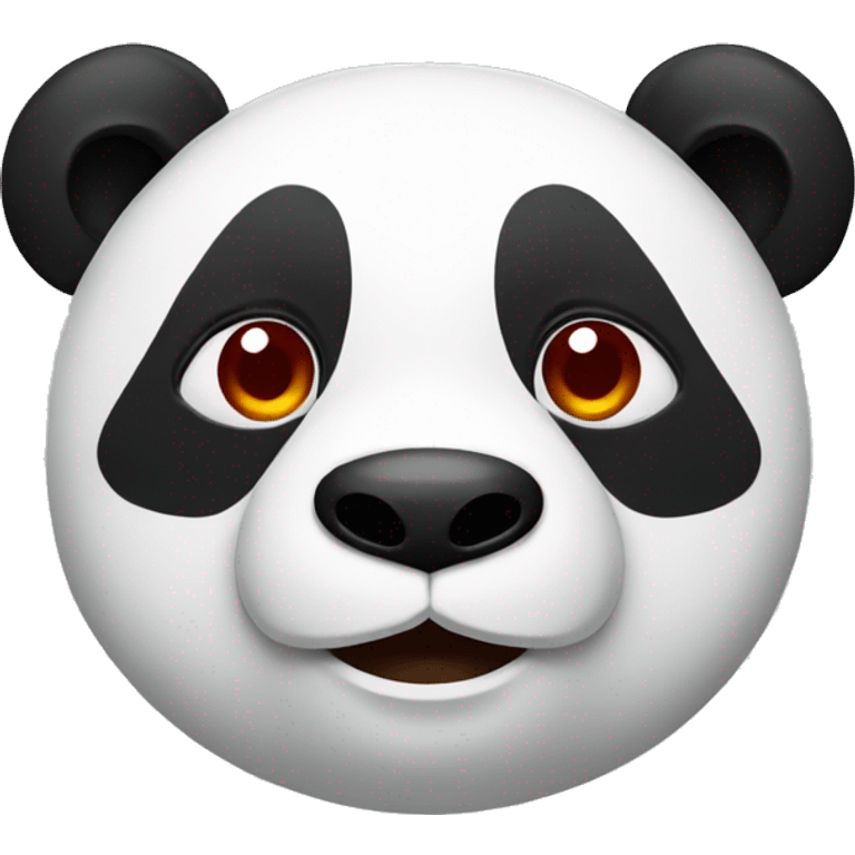 Panda rojo emoji