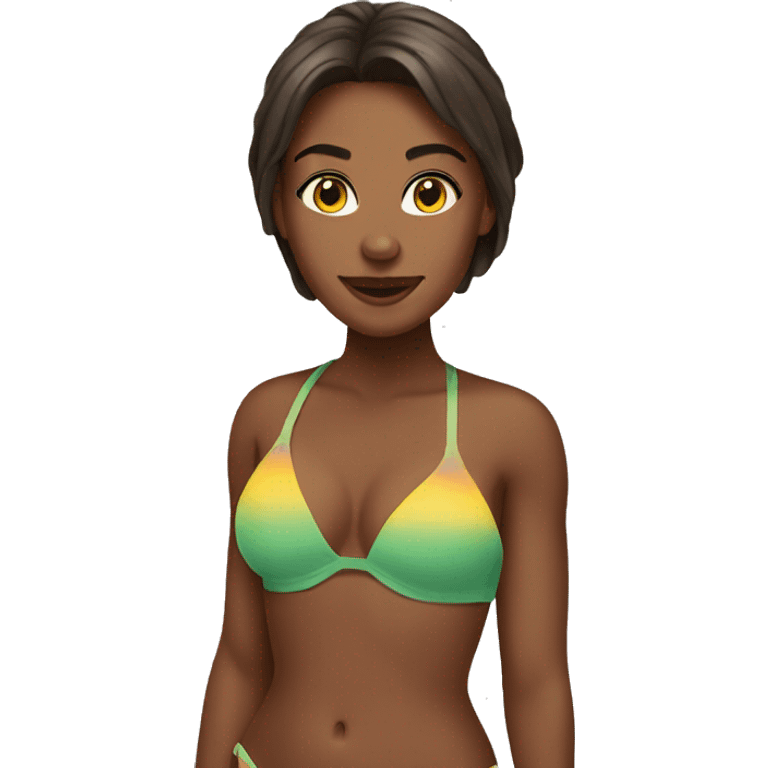 woman in a bikini emoji