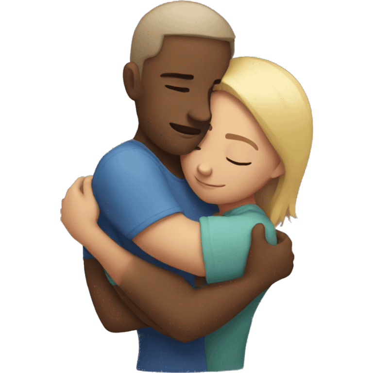 comforting hug emoji