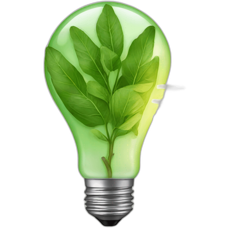 ecological light bulb emoji