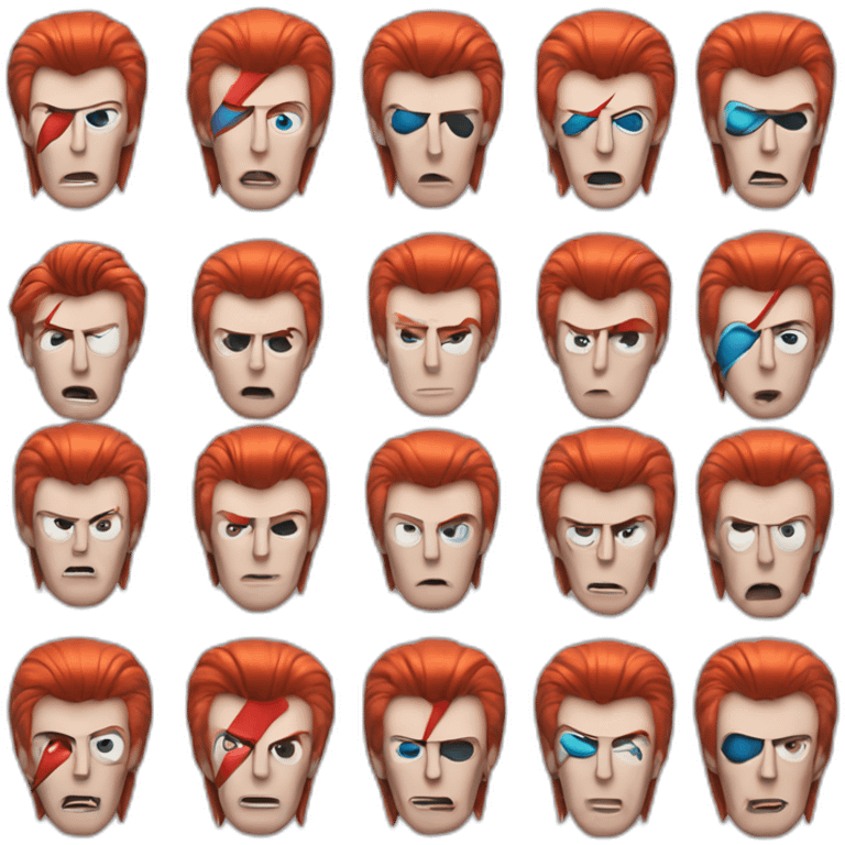 david bowie aladdin sane emoji