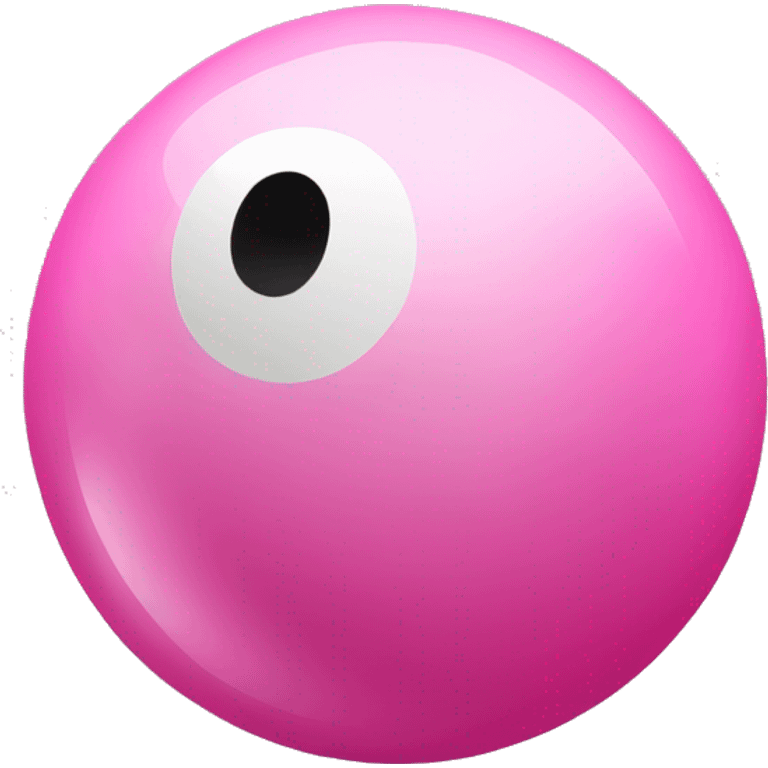 Pink billiard ball  emoji