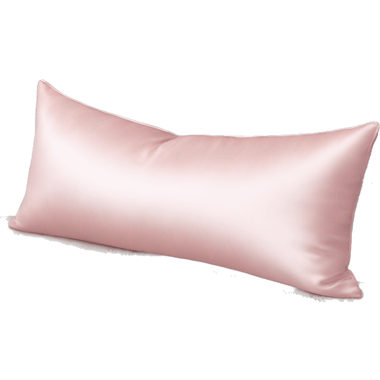 Light pink silk long pillow emoji