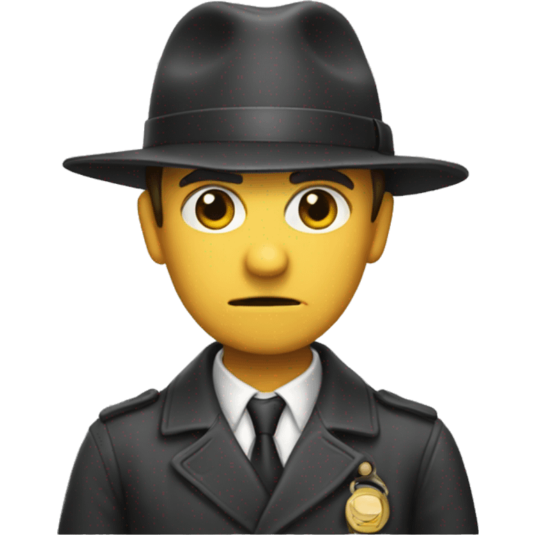 Not successful detective  emoji