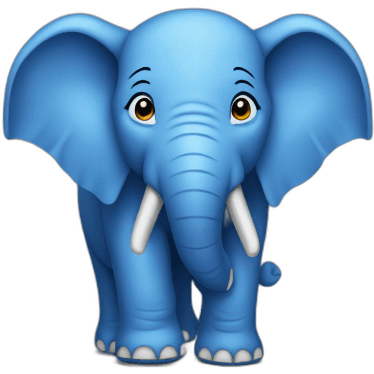 blue elephant emoji