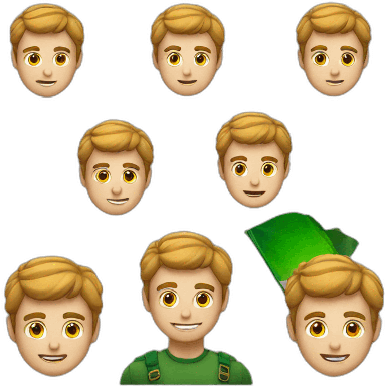 A gay irish guy emoji