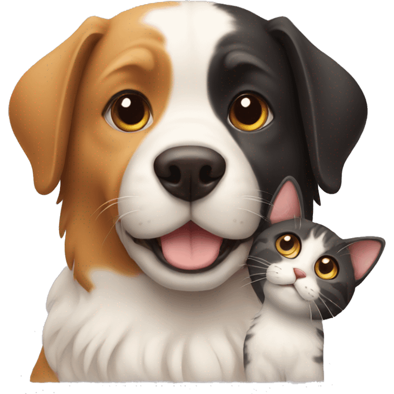 Dog and cat emoji