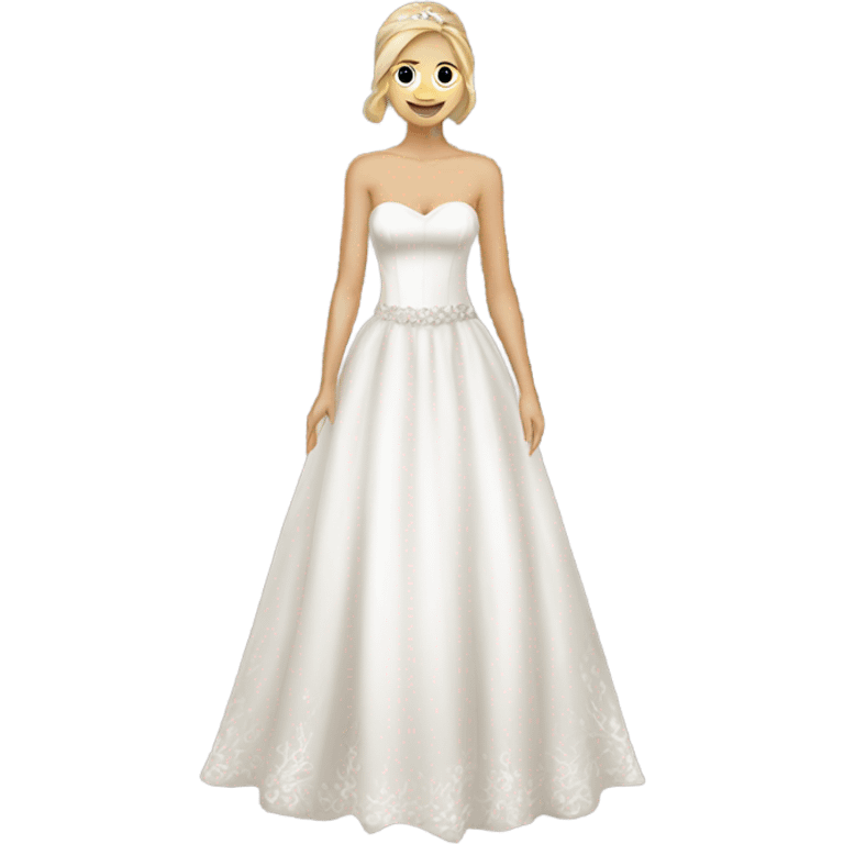 Wedding dress emoji