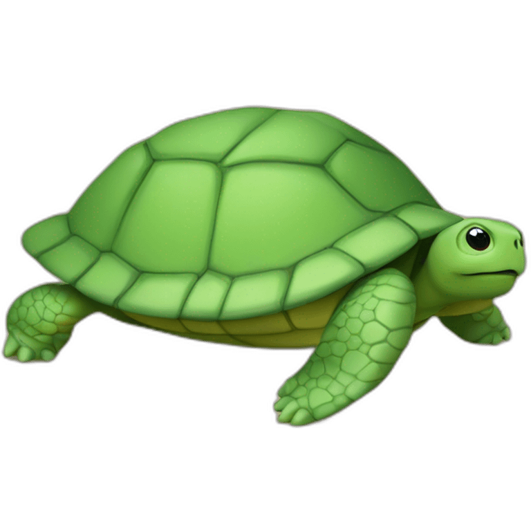 Tortue qui fait de la méditation emoji