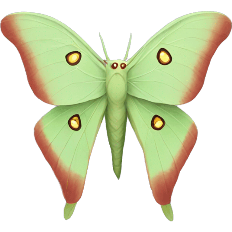 luna moth emoji