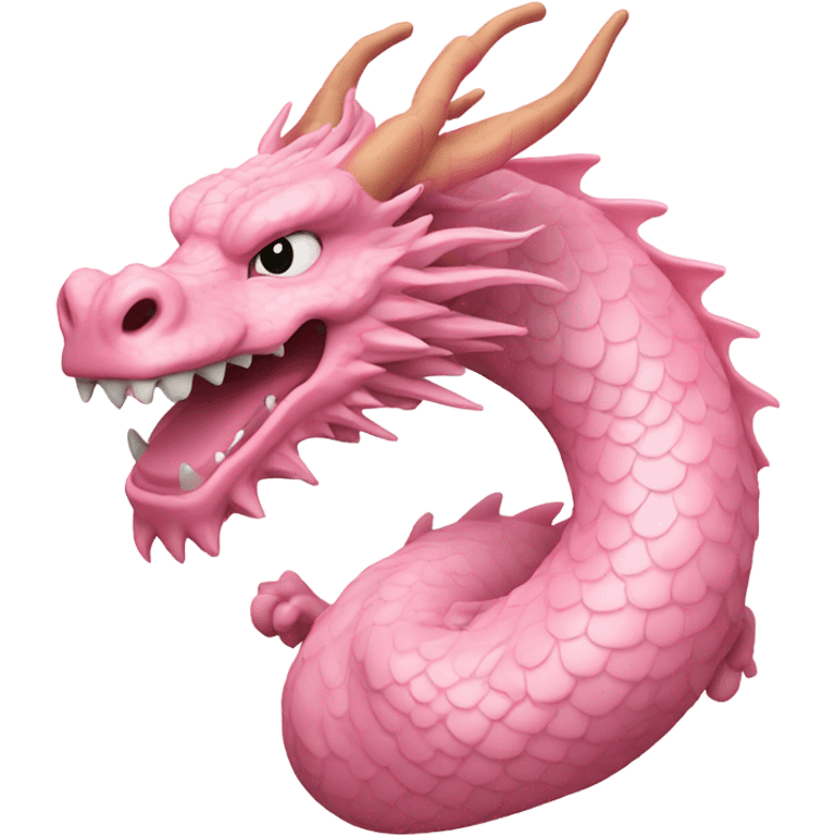 Light Pink Chinese Dragon emoji