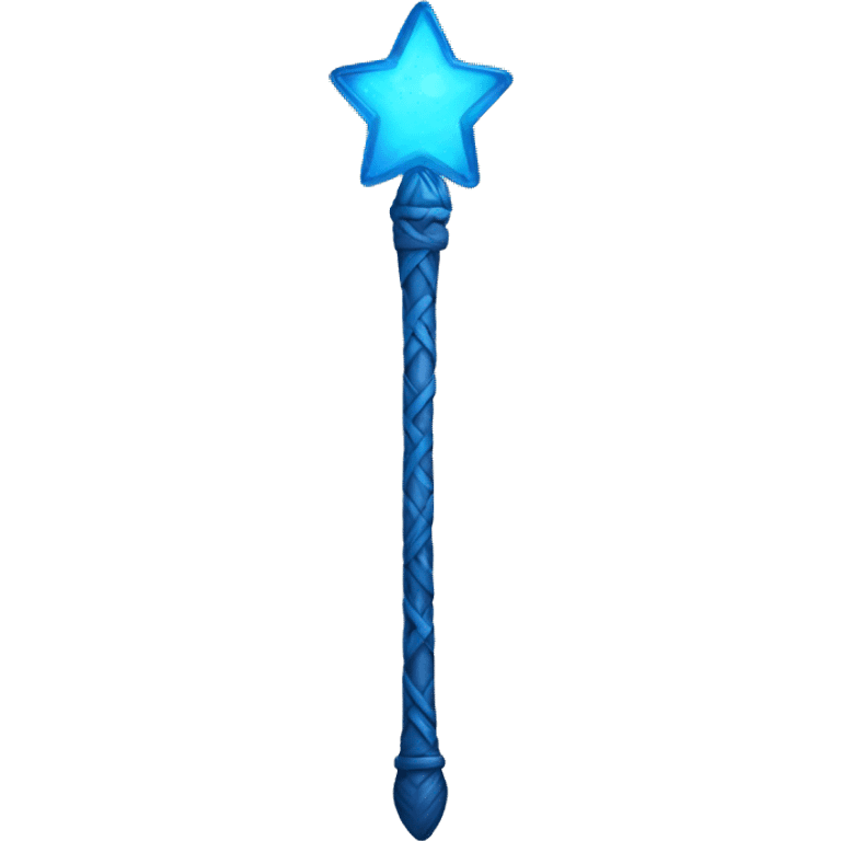 magic staff blue emoji