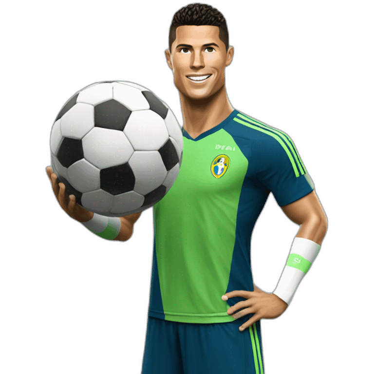 Ronaldo en astraunaute  emoji