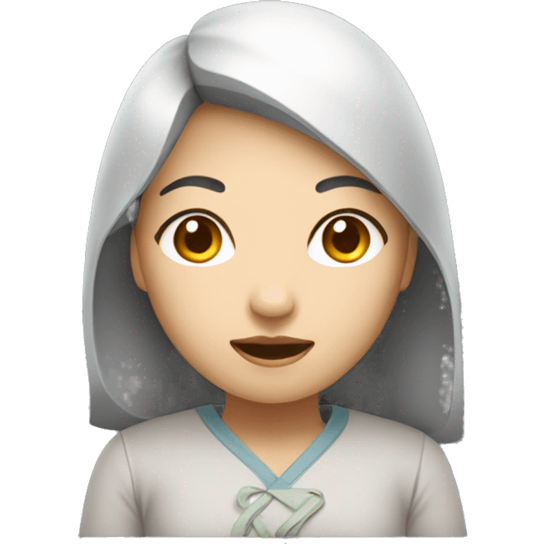 east asian girl who are a ux ui designer emoji