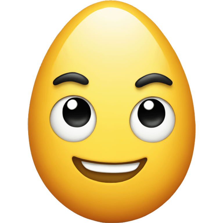 cool smirking egg emoji