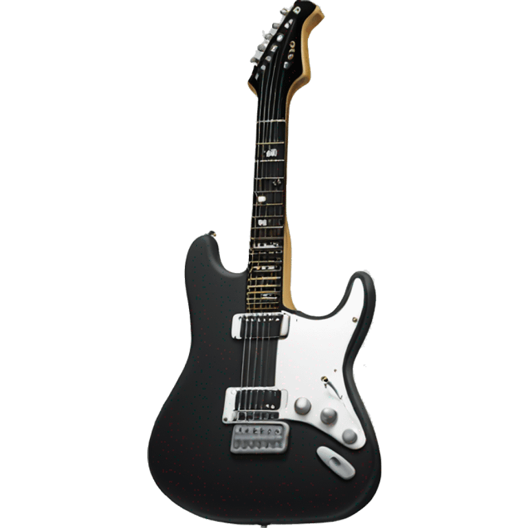 black electric guitar emoji