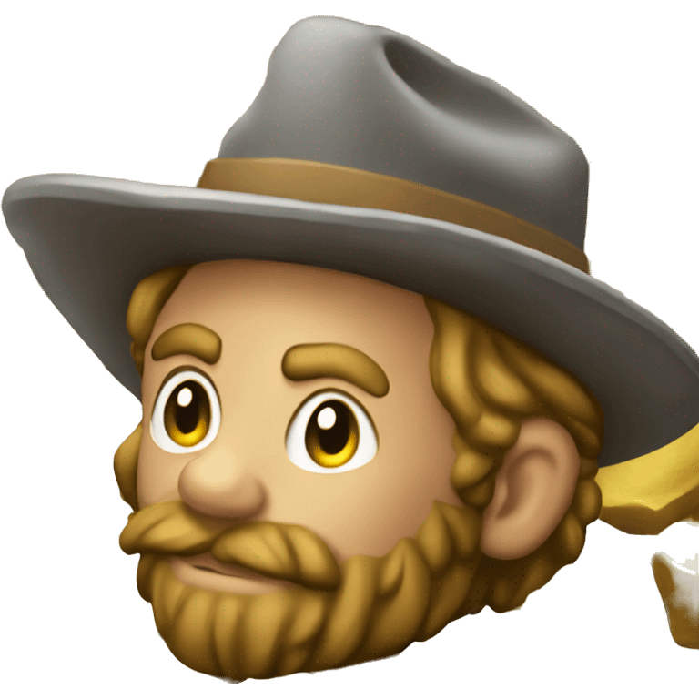 prospector digging for gold nugget emoji