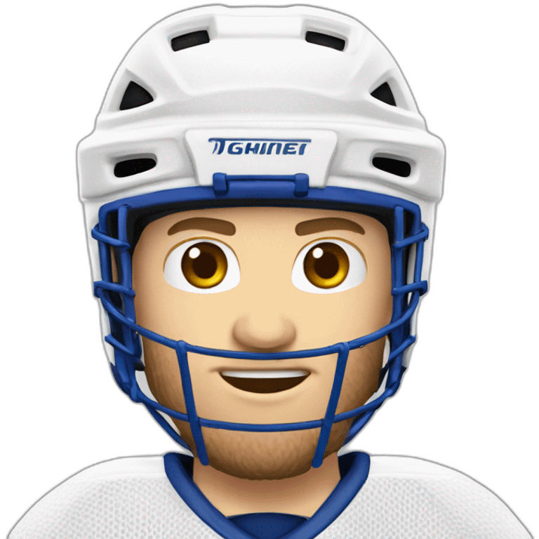 victor wegnez en train de jouer au hockey sur gazon emoji