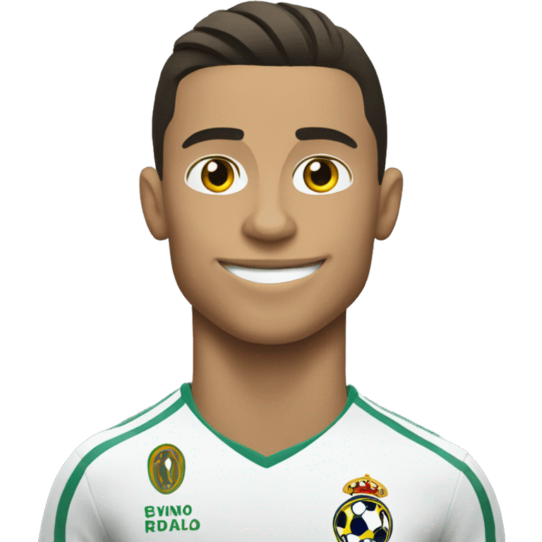 Cristiano Ronaldo with Football  emoji