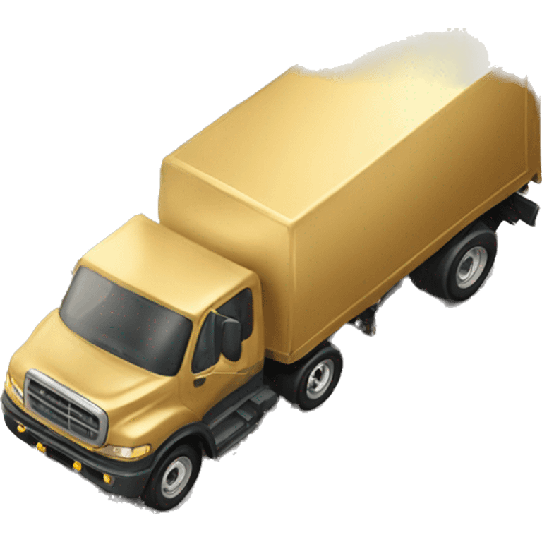 gold truck delivery emoji