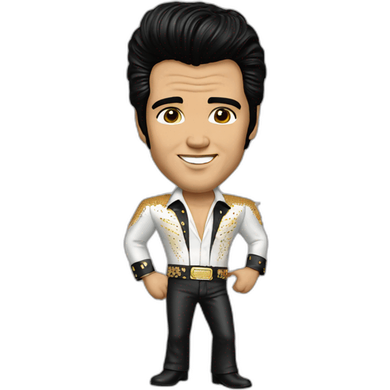 Elvis hyper realistic emoji