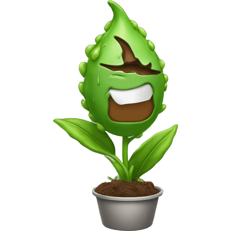 A crying laughing poop womiting and rating an egplant  emoji