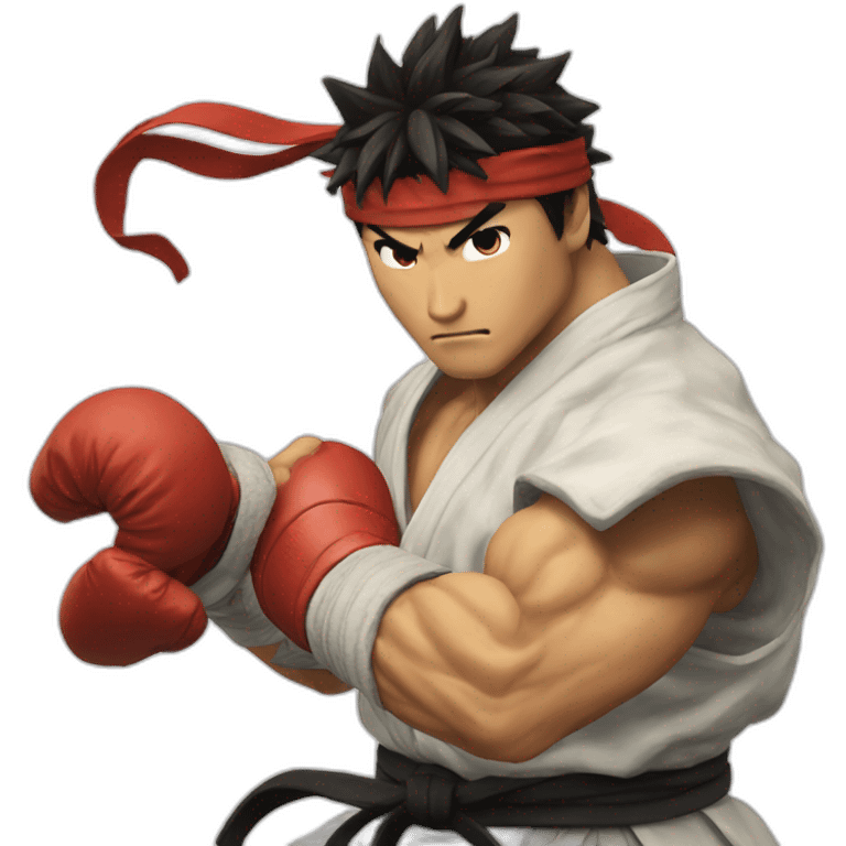 Ryu dragon punch emoji