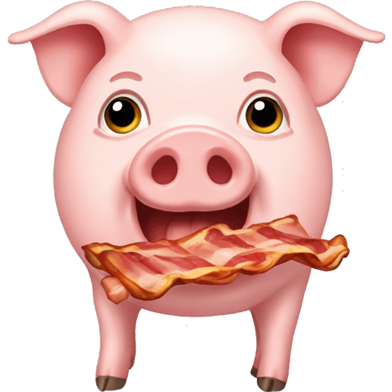 Pig with bacon  emoji