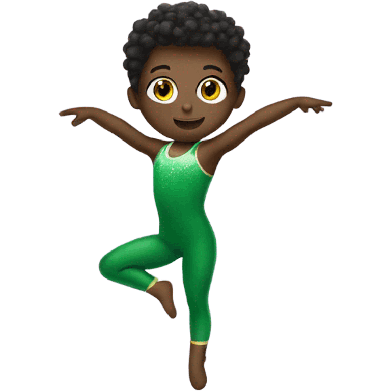 Gymnast pickle emoji