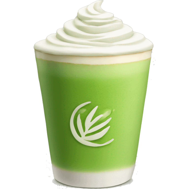 Matcha latte emoji