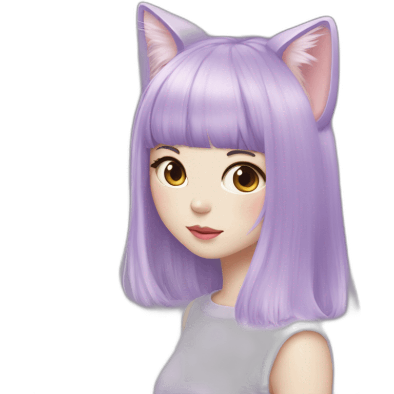 light-purple-blunt-bangs-cat-ear-japanese-girl emoji