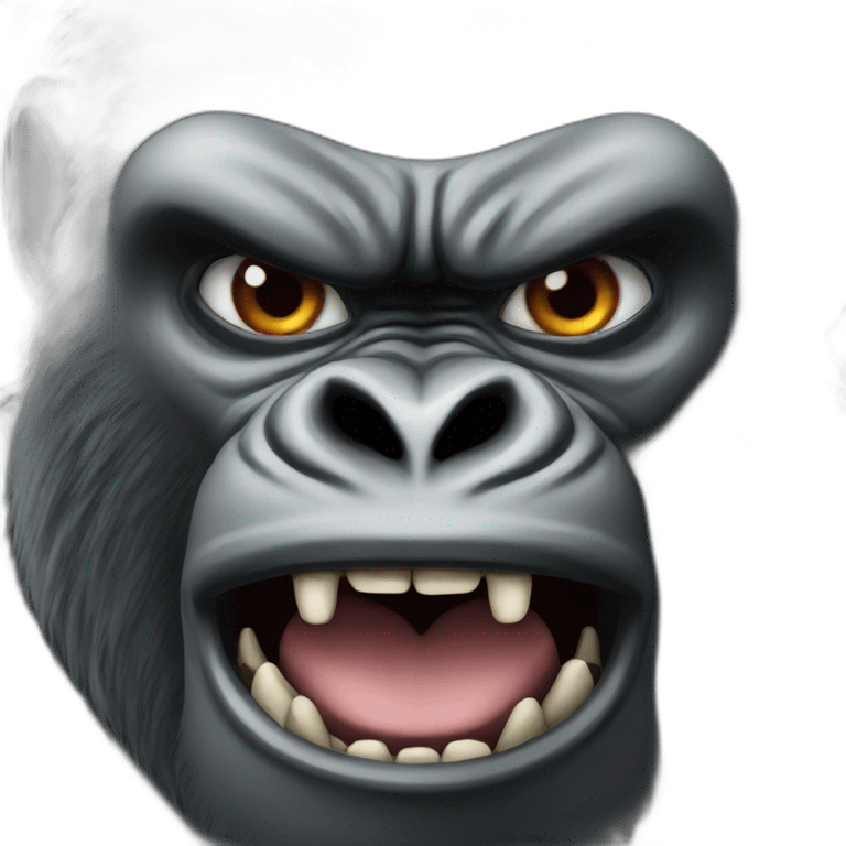 Angry gorilla emoji