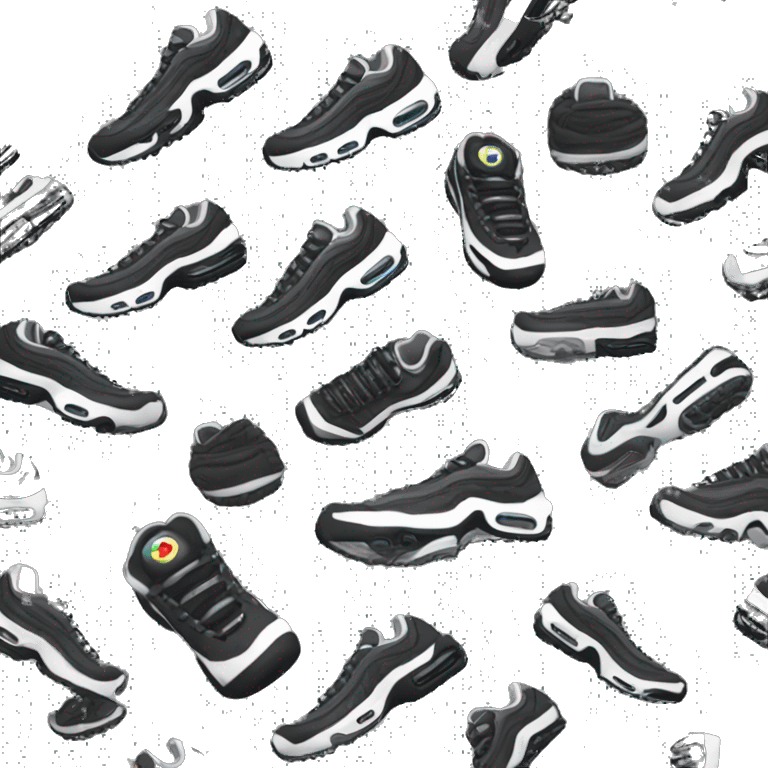 Air Max 95 black emoji