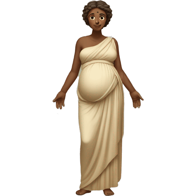 ancient greek woman pregnant emoji