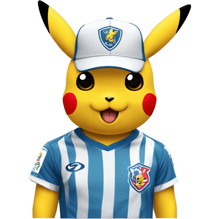 Pikachu com camisa do fortaleza esporte clube emoji