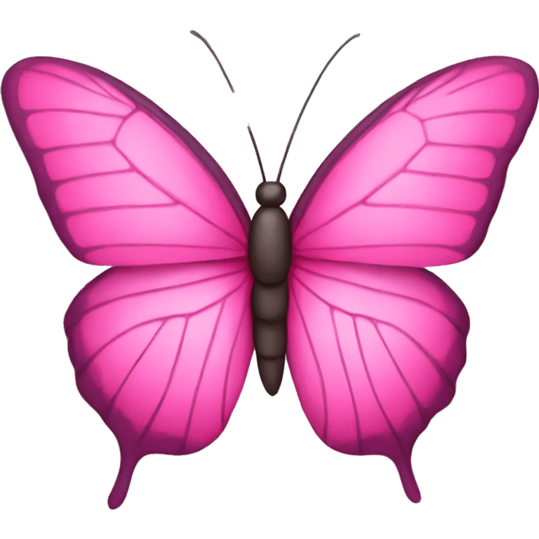 Pink butterfly  emoji